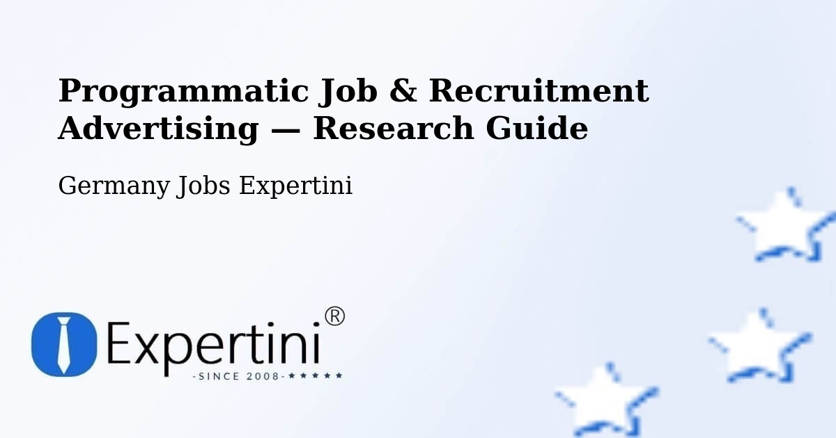 Programmatic Job & Recruitment Advertising — Research Guide – Rantrum